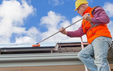 Llechfraith soft wash roof cleaning